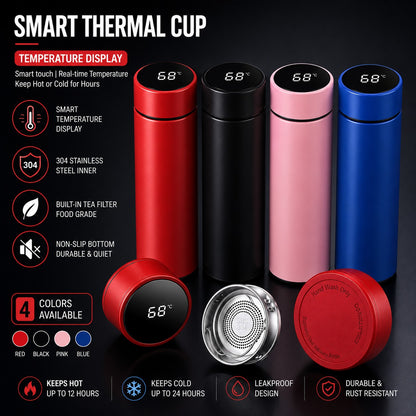 Bundle of two pink and black stainless steel bottles