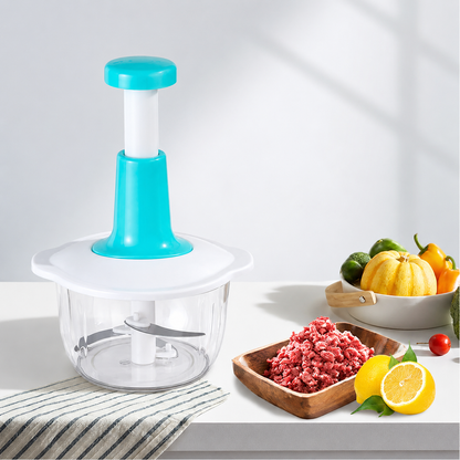 3-Blade Portable Food Chopper for Vegetables, Fruits, Meat & Nuts